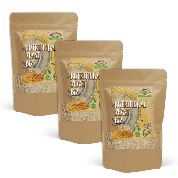 Näringsjäst med B12 1kg x 3 paket i gruppen Råvaror & Dryck / Skafferiet / Näringsjäst hos Rawfoodshop Scandinavia AB (NJB1210-SET3)