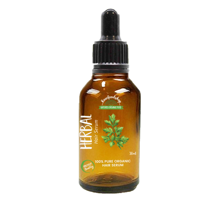 Hårserum Herbal EKO 30ml i gruppen Hud & Kropp / Hår / Serum & Olja hos Rawfoodshop Scandinavia AB (OHSUL04)