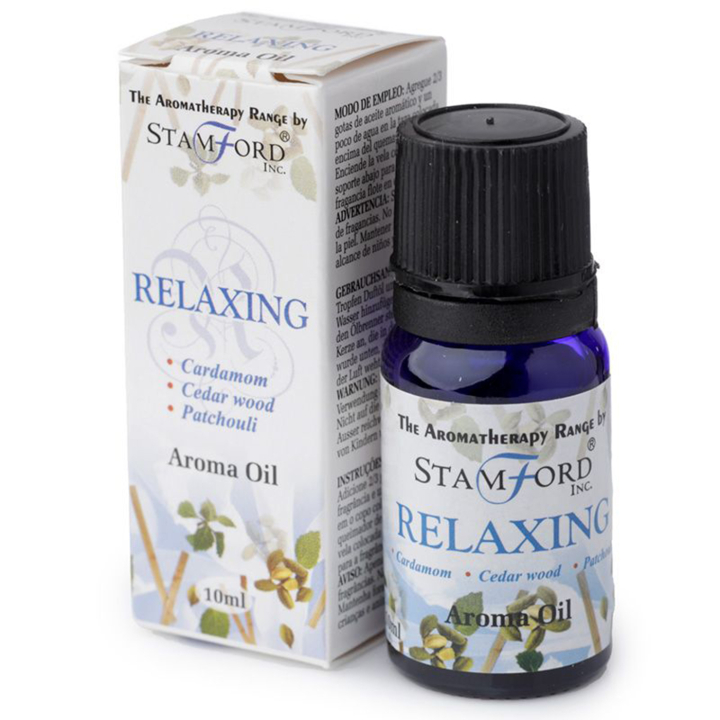 Aromaolja Relaxing 10ml i gruppen Hem & Själ / Stämning & doft / Doftolja hos Rawfoodshop Scandinavia AB (OILG38)