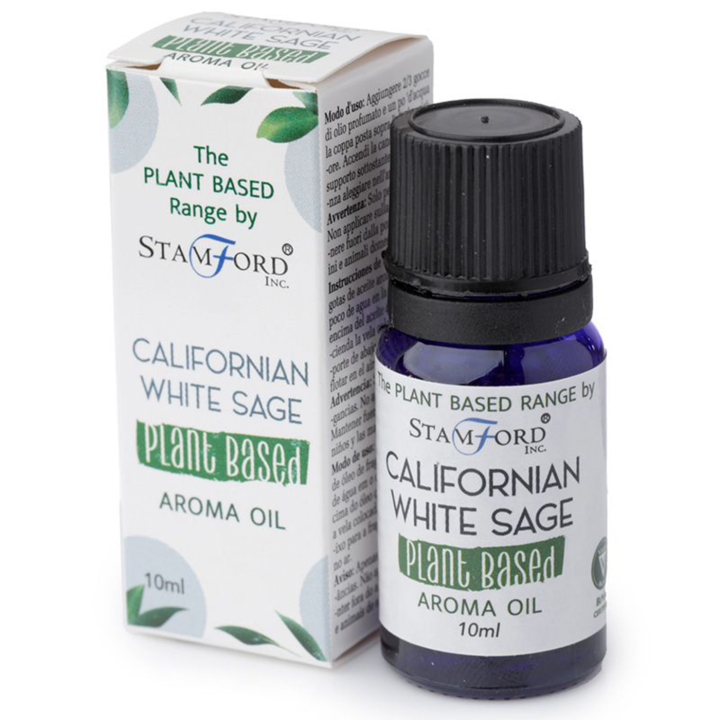 Aromaolja Växtbaserad Californisk Vit Salvia 10ml i gruppen Hem & Själ / Stämning & doft / Doftolja hos Rawfoodshop Scandinavia AB (OILG41)