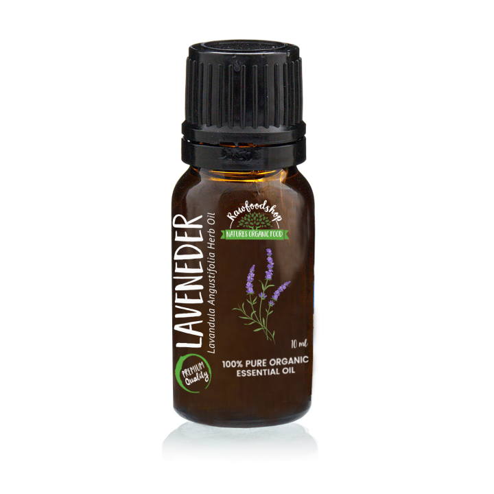 Lavendel Eterisk Olja EKO 10ml i gruppen Hud & Kropp / Naturlig DIY / Eteriska oljor hos Rawfoodshop Scandinavia AB (ORGEOUL01)