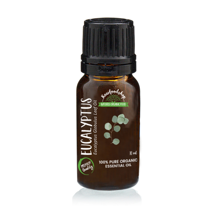 Eukalyptus Eterisk Olja EKO 10ml i gruppen Hud & Kropp / Naturlig DIY / Eteriska oljor hos Rawfoodshop Scandinavia AB (ORGEOUL03)