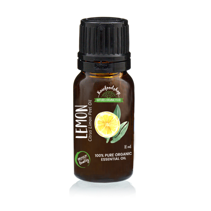 Citron Eterisk Olja EKO 10ml i gruppen Hud & Kropp / Naturlig DIY / Eteriska oljor hos Rawfoodshop Scandinavia AB (ORGEOUL07)
