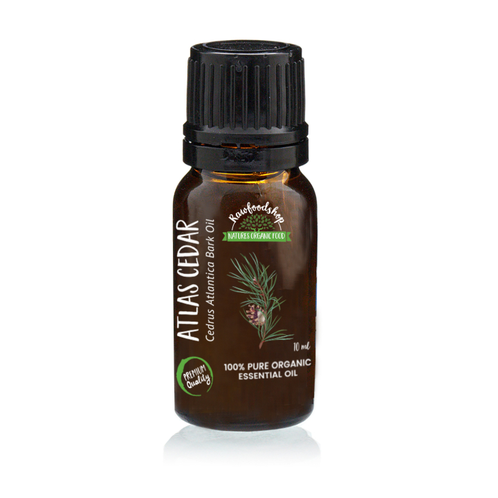 Atlasceder Eterisk Olja EKO 10ml i gruppen Hud & Kropp / Naturlig DIY / Eteriska oljor hos Rawfoodshop Scandinavia AB (ORGEOUL17)