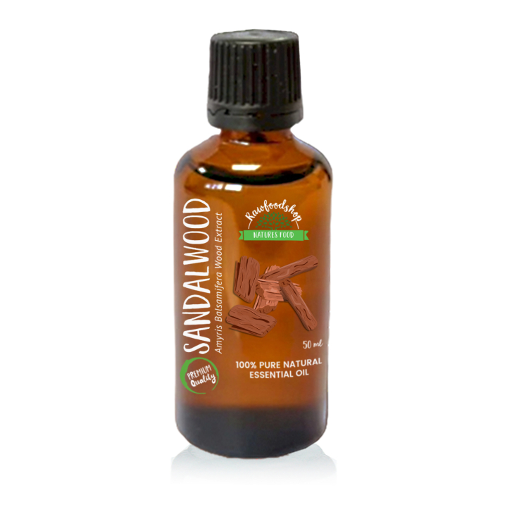 Sandelträ Amyris Eterisk Olja 50ml i gruppen Hud & Kropp / Naturlig DIY / Eteriska oljor hos Rawfoodshop Scandinavia AB (PREOUL-09)