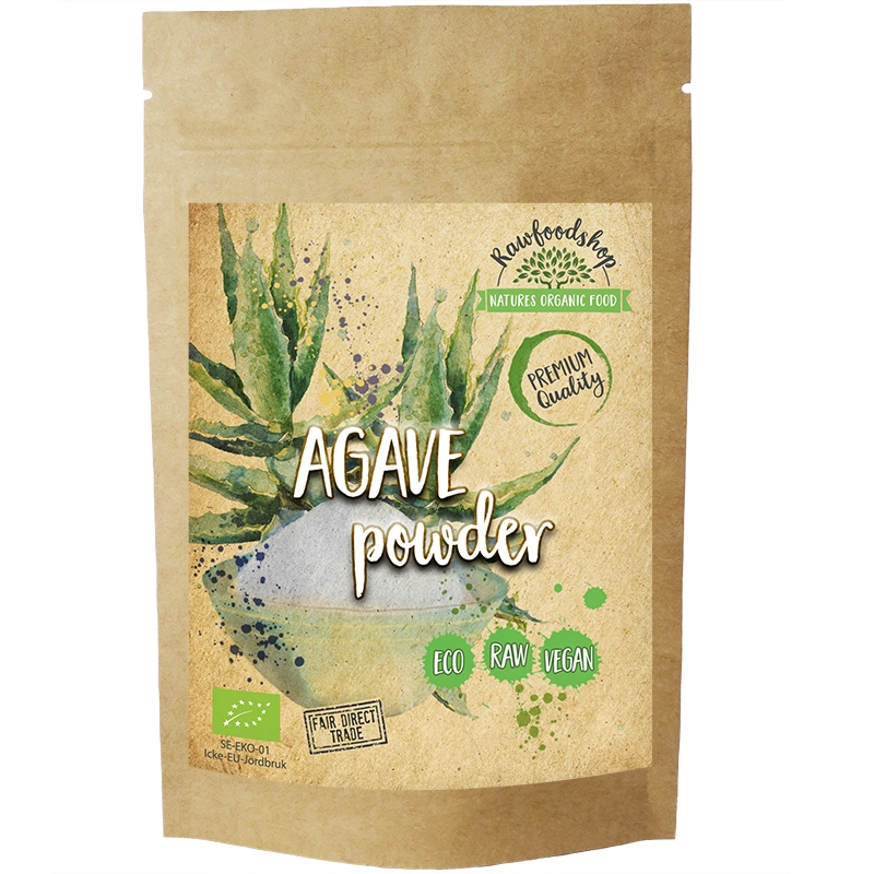 Agave Pulver EKO 100g i gruppen Råvaror & Dryck / Bak & Matlagning / Sötning / Agave hos Rawfoodshop Scandinavia AB (PUL4)