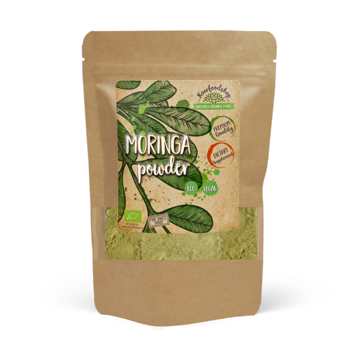 Moringa Pulver EKO 250g i gruppen Kosttillskott / Örter & Växter / Örter hos Rawfoodshop Scandinavia AB (RAW00120013-250)