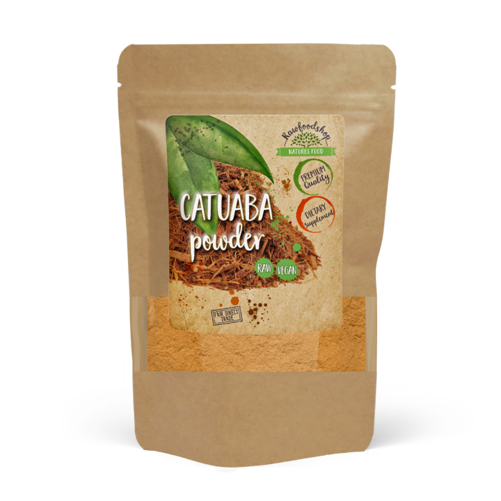 Catuaba pulver 125g i gruppen Hälsa / Örter, Alger & Svampar / Örter hos Rawfoodshop Scandinavia AB (RAW00203)