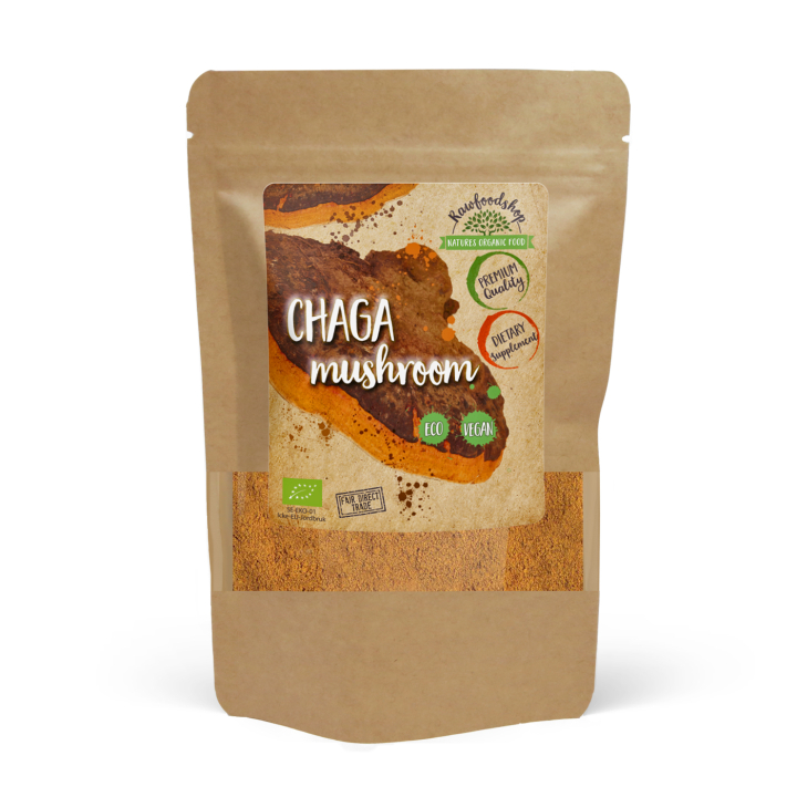 Chaga Pulver EKO 250g i gruppen Kosttillskott / Örter & Växter / Svampar hos Rawfoodshop Scandinavia AB (RAW00204-250)