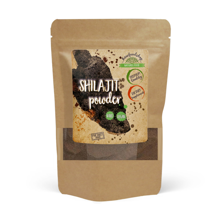 Shilajitpulver 125g i gruppen OUTLET 30-80% / Örter, alger & svampar 30-50% / Örter, alger & svampar 30% hos Rawfoodshop Scandinavia AB (RAW00210)