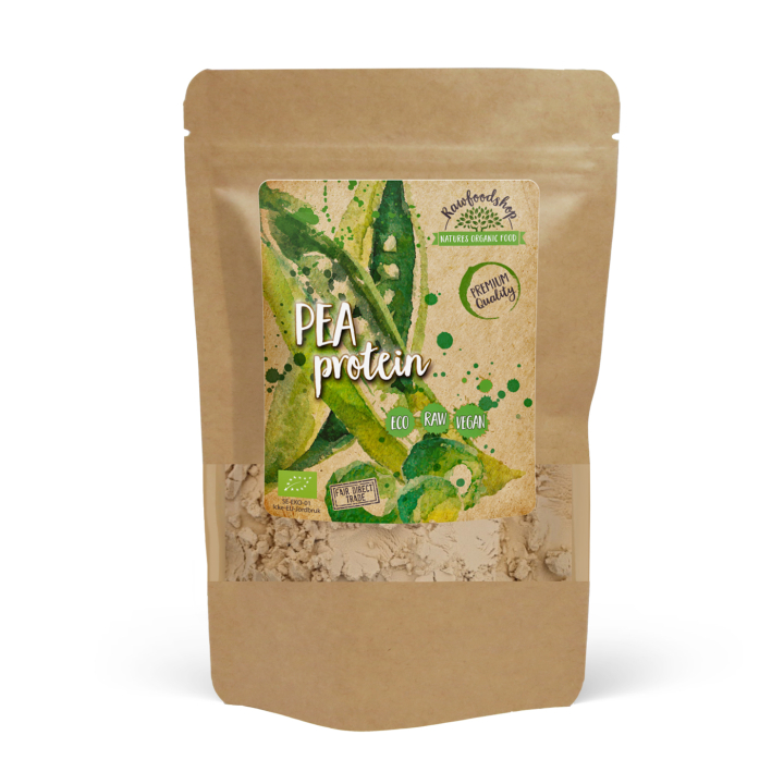 Ärtprotein EKO 500g i gruppen Hälsa / Proteinpulver hos Rawfoodshop Scandinavia AB (RAW00218)