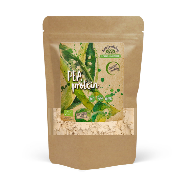 Ärtprotein EKO 500g i gruppen Råvaror & Dryck / Hälsokost / Proteinpulver hos Rawfoodshop Scandinavia AB (RAW00218)