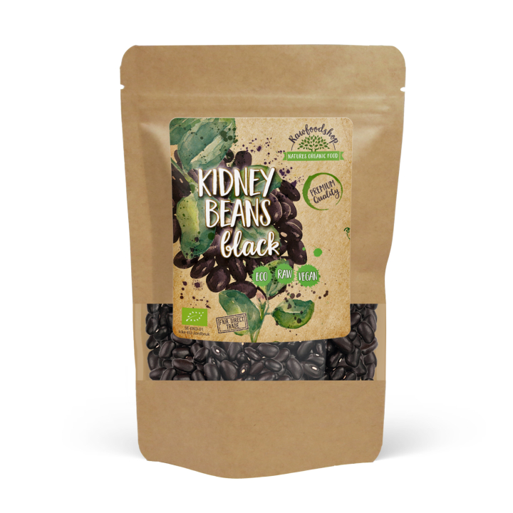 Bönor Svarta EKO 1kg i gruppen Råvaror & Dryck / Skafferiet / Baljväxter / Bönor hos Rawfoodshop Scandinavia AB (RAW00281)