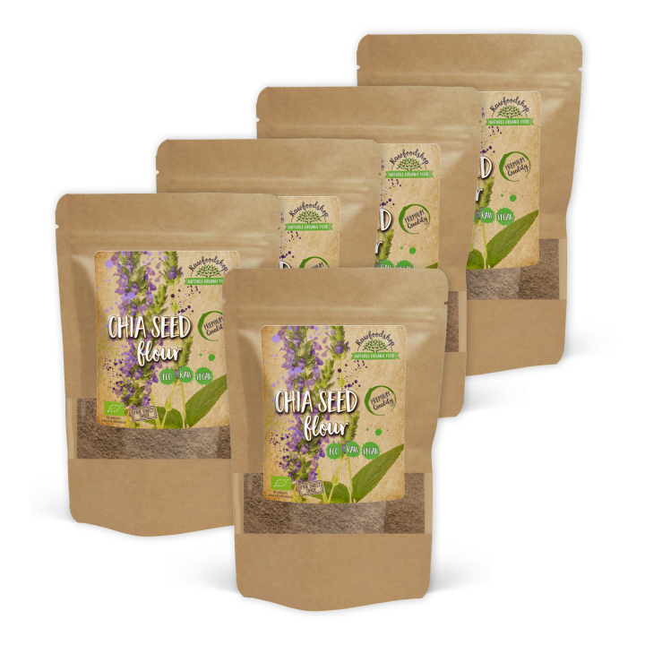 Chiamjöl EKO 500g x 5 paket i gruppen Råvaror & Dryck / Bakning / Mjöler hos Rawfoodshop Scandinavia AB (RAW008800880-SET5)