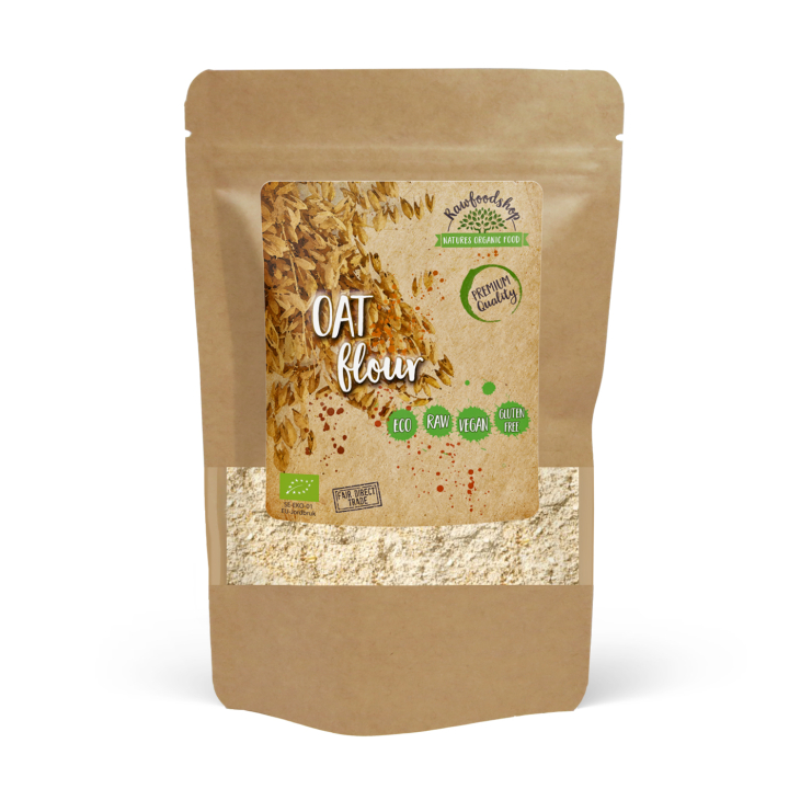 Havremjöl Glutenfritt EKO 500g i gruppen Råvaror & Dryck / Bak & Matlagning / Mjöler hos Rawfoodshop Scandinavia AB (RAW4579810)