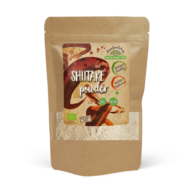 Shiitake Pulver EKO 250g i gruppen Kosttillskott / Örter & Växter / Svampar hos Rawfoodshop Scandinavia AB (RAW56788758-250)