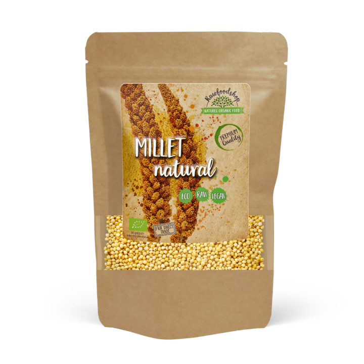 Hirs EKO 500g i gruppen Råvaror & Dryck / Hälsokost / Frön hos Rawfoodshop Scandinavia AB (RAW878097)