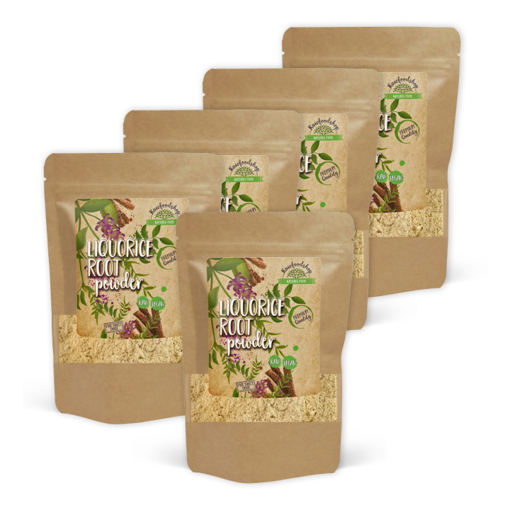 Lakritsrotpulver 125g x 5 paket i gruppen Råvaror & Dryck / Bakning / Ingredienser Övriga hos Rawfoodshop Scandinavia AB (RAW9196-SET5)