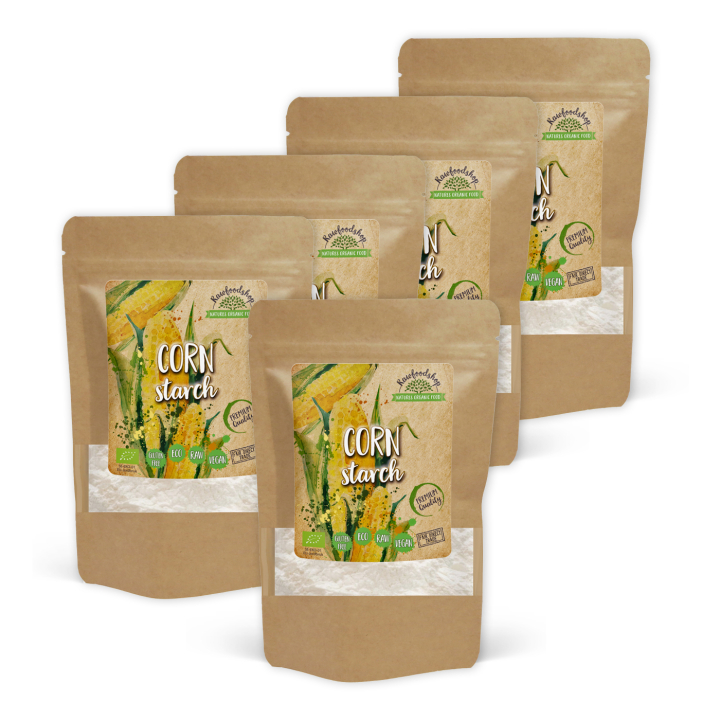 Majsstärkelse EKO 1kg x 5 paket i gruppen Råvaror & Dryck / Bakning / Mjöler hos Rawfoodshop Scandinavia AB (RAW936211-SET5)