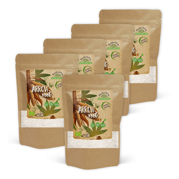 Arrowrot pulver EKO 50g x 5 paket i gruppen Råvaror & Dryck / Bakning / Ingredienser Övriga hos Rawfoodshop Scandinavia AB (RAW9365-SET5)