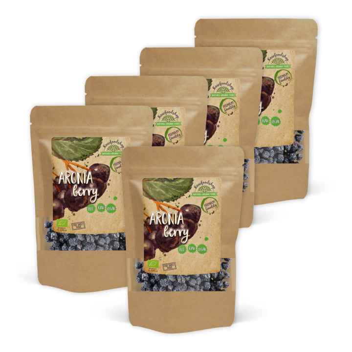 Aroniabär EKO 100g x 5 paket i gruppen Råvaror & Dryck / Frukt & Bär hos Rawfoodshop Scandinavia AB (RAW9456-SET5)