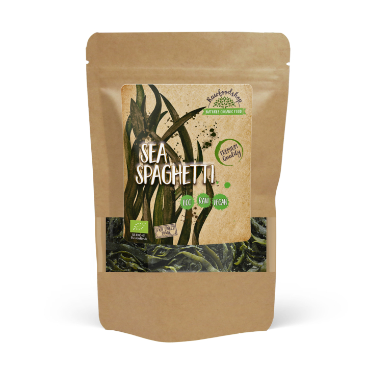 Sea Spagetti EKO 125g i gruppen Råvaror & Dryck / Hälsokost / Alger & Sjögräs hos Rawfoodshop Scandinavia AB (RAWALG001)
