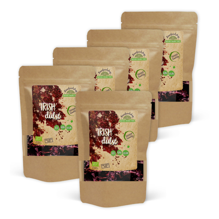 Dulse Alg EKO 125g x 5 paket i gruppen Råvaror & Dryck / Hälsokost / Alger & Sjögräs hos Rawfoodshop Scandinavia AB (RAWALG003-SET5)