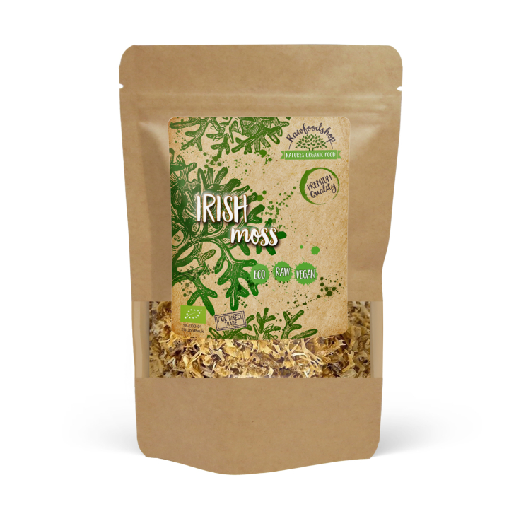 Irish Moss EKO 125g i gruppen Hälsa / Örter, Alger & Svampar / Alger & Sjögräs hos Rawfoodshop Scandinavia AB (RAWALG004)