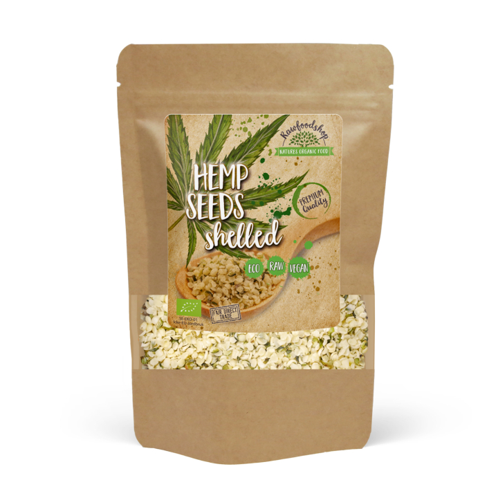 Hampafrön Skalade EKO 1kg i gruppen Råvaror & Dryck / Hälsokost / Hampa hos Rawfoodshop Scandinavia AB (RAWFRO0033)
