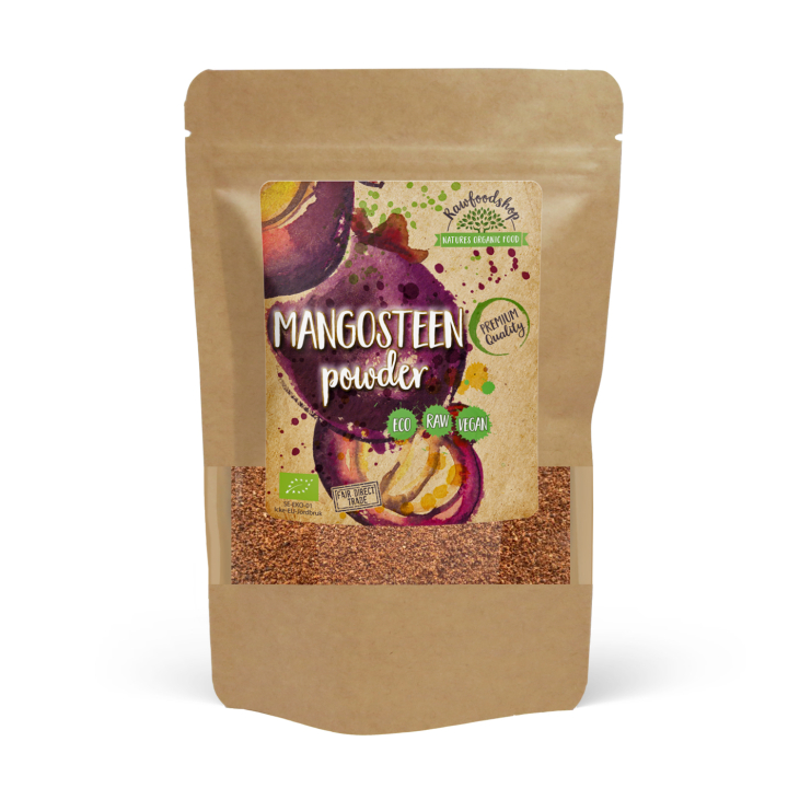 Mangostan Pulver EKO 125g i gruppen Råvaror & Dryck / Frukt & Bär / Fruktpulver hos Rawfoodshop Scandinavia AB (RAWPFRUP003)