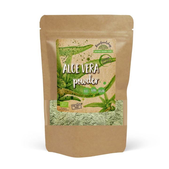 Aloe Vera Pulver EKO 100g i gruppen Hälsa / Örter, Alger & Svampar / Greenfood hos Rawfoodshop Scandinavia AB (RAWPUL0033)