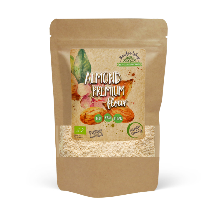 Mandelmjöl Premium RAW EKO 1kg i gruppen Råvaror & Dryck / Bakning / Mjöler / Mandelmjöl hos Rawfoodshop Scandinavia AB (RBAK1000913E)