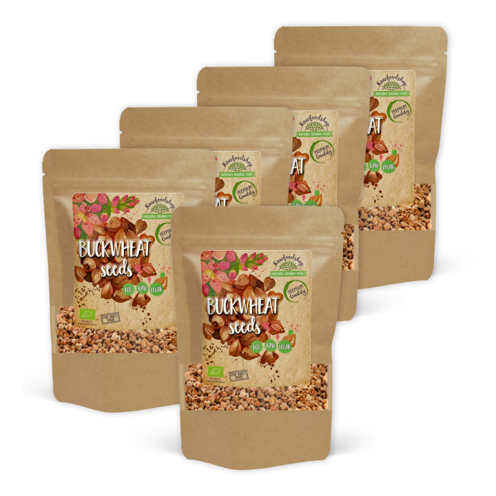 Bovete EKO 1kg x 5 paket i gruppen OUTLET 20-80% / Hälsokost 30-60% / Hälsokost 50% hos Rawfoodshop Scandinavia AB (RBON500048E1-SET5)