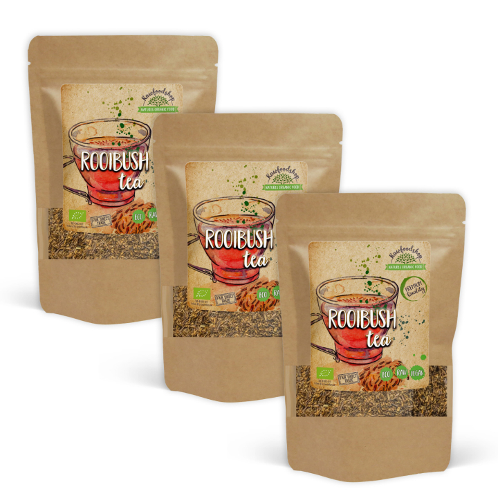 Rooibush Te EKO 100g x 3 paket i gruppen Råvaror & Dryck / Drycker / Teer hos Rawfoodshop Scandinavia AB (RBT10-SET3)