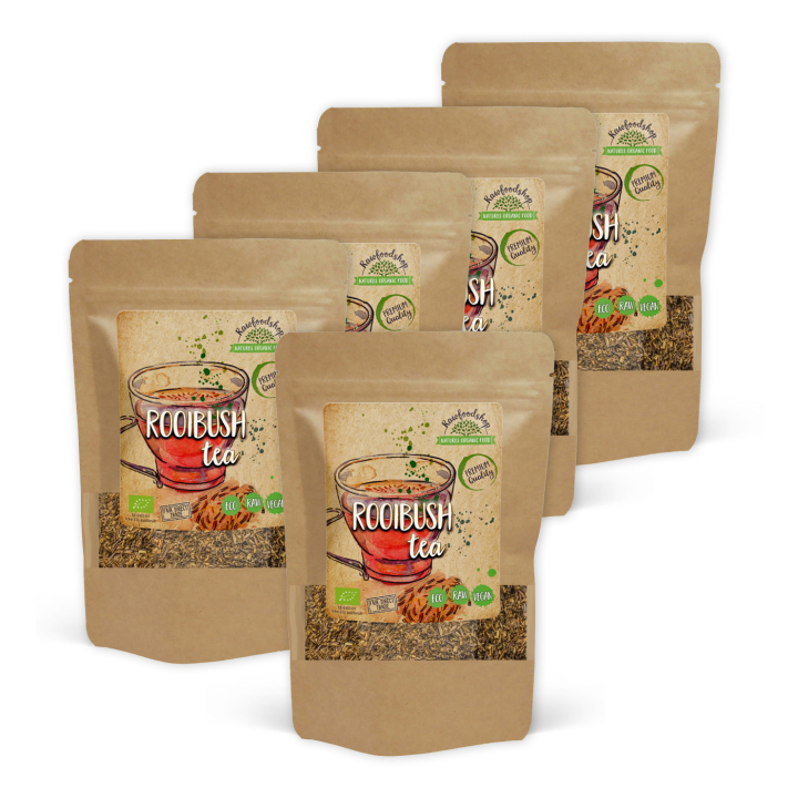 Rooibush Te EKO 100g x 5 paket i gruppen Råvaror & Dryck / Drycker / Teer hos Rawfoodshop Scandinavia AB (RBT10-SET5)