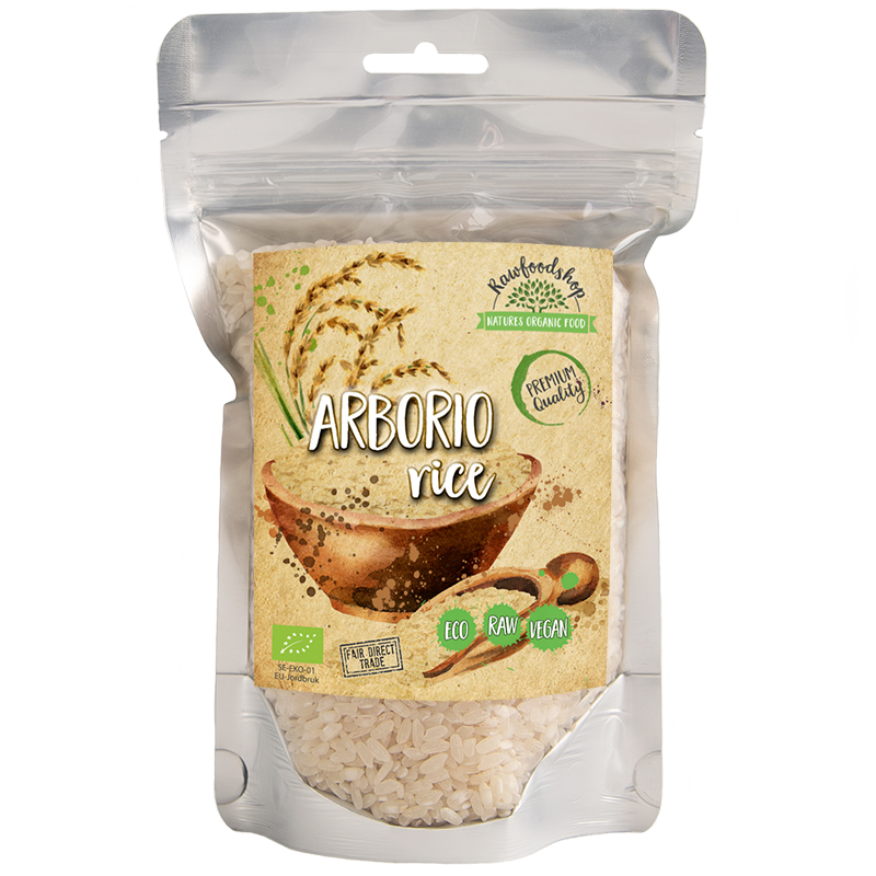 Arborio Ris 500g i gruppen Råvaror & Dryck / Skafferiet / Ris & Korn hos Rawfoodshop Scandinavia AB (RIS2)