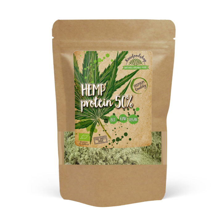 Hampaprotein 50% EKO 1kg i gruppen Hälsa / Proteinpulver hos Rawfoodshop Scandinavia AB (RKOS1000388E)