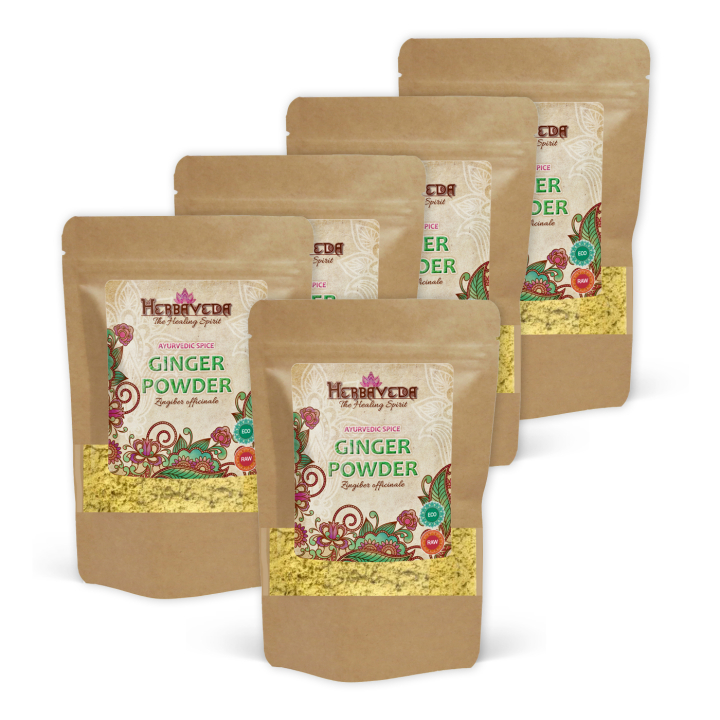 Ingefära Pulver EKO 500g x 5 paket i gruppen Råvaror & Dryck / Skafferiet / Kryddor & Salt hos Rawfoodshop Scandinavia AB (RKRY100202E2-SET5)