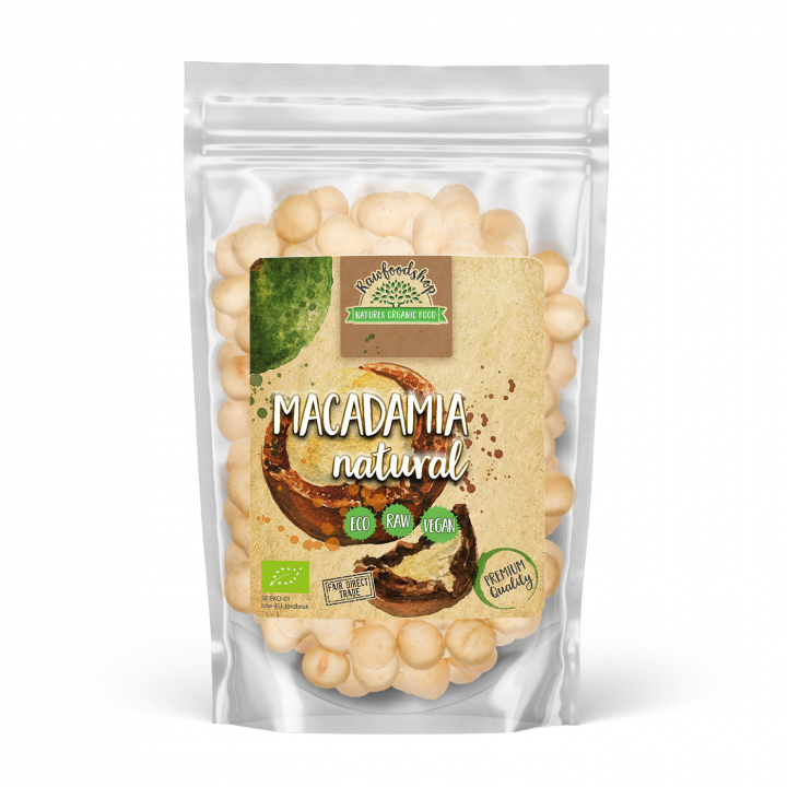 Macadamianötter Premium RAW EKO 200g i gruppen Råvaror & Dryck / Nötter / Macadamia hos Rawfoodshop Scandinavia AB (RNOT200429E)