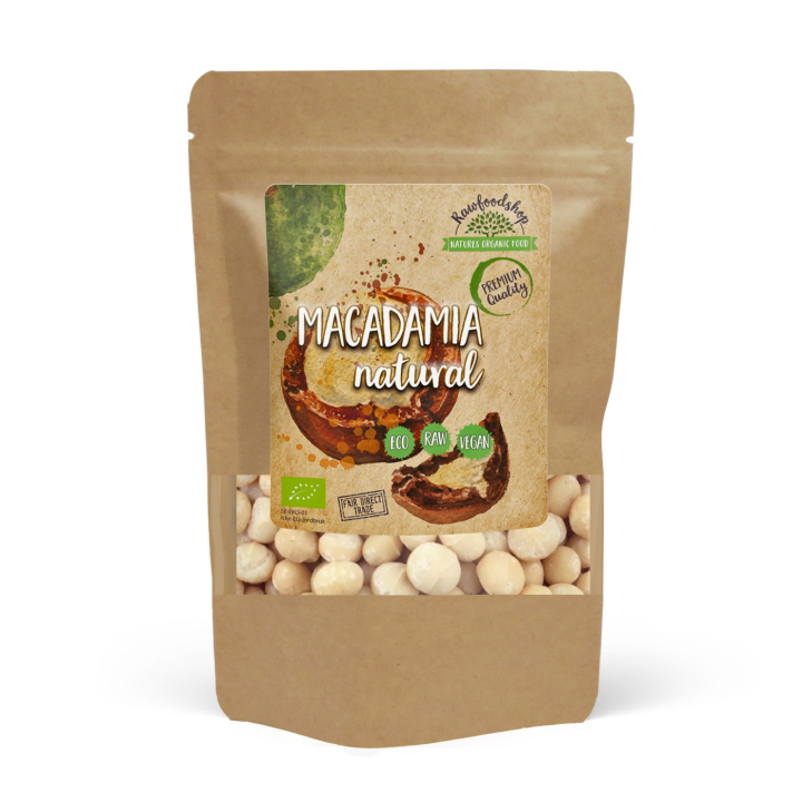 Macadamianötter Premium RAW EKO 500g i gruppen Råvaror & Dryck / Nötter / Macadamia hos Rawfoodshop Scandinavia AB (RNOT500430E)