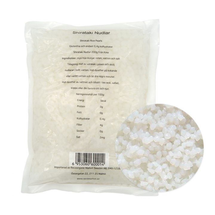 Shirataki Rice Pearls 200g i gruppen Råvaror & Dryck / Skafferiet / Ris & Korn hos Rawfoodshop Scandinavia AB (RNUD200075E)