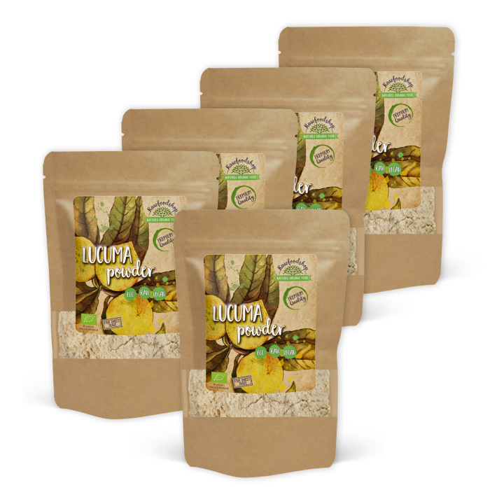 Lucuma Pulver EKO 125g x 5 paket i gruppen Råvaror & Dryck / Bakning / Sötning hos Rawfoodshop Scandinavia AB (RPUL100423E-SET5)