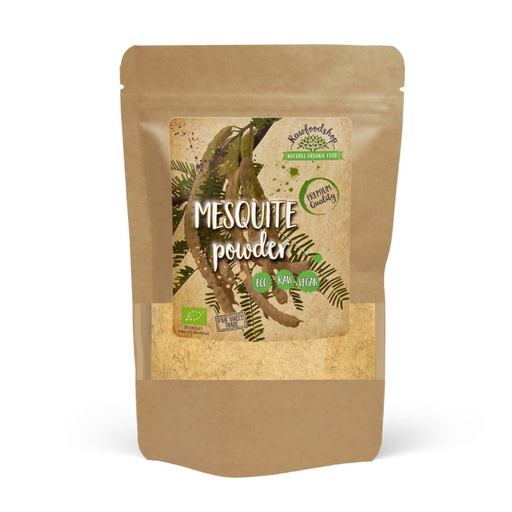 Mesquitepulver EKO 125g i gruppen Råvaror & Dryck / Bak & Matlagning / Sötning hos Rawfoodshop Scandinavia AB (RPUL100439E)