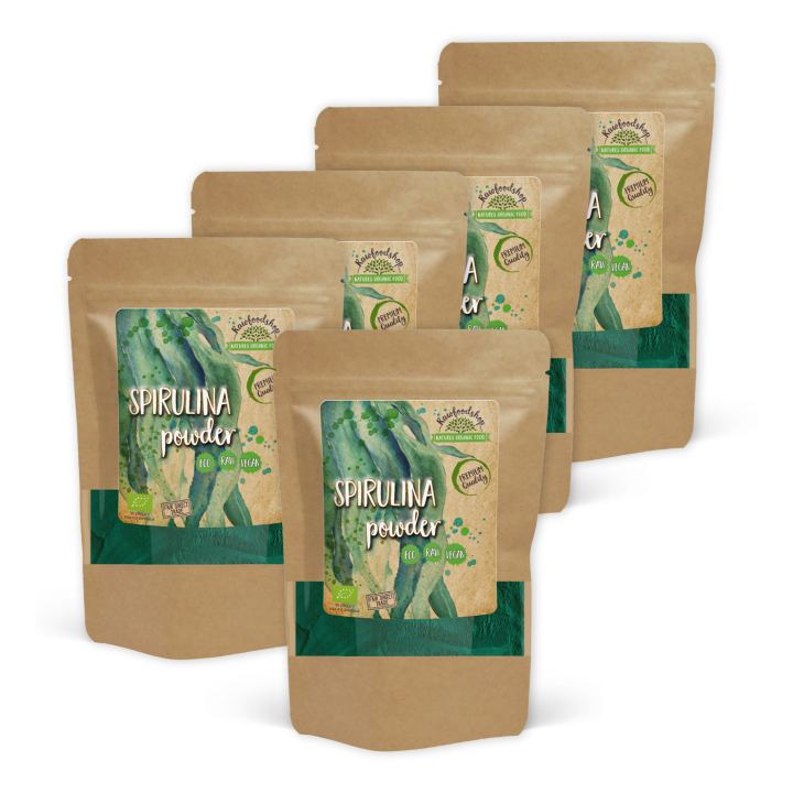 Spirulinapulver EKO 125g x 5 paket i gruppen Råvaror & Dryck / Hälsokost / Spirulinapulver hos Rawfoodshop Scandinavia AB (RPUL100513E-SET5)