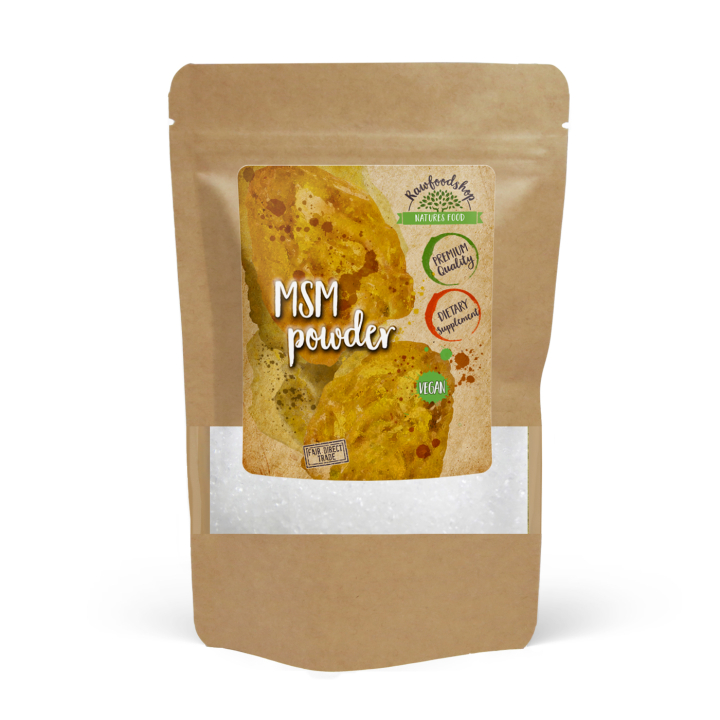 MSM pulver 250g i gruppen OUTLET 30-80% / Örter, alger & svampar 30-50% / Örter, alger & svampar 30% hos Rawfoodshop Scandinavia AB (RPUL225441E)