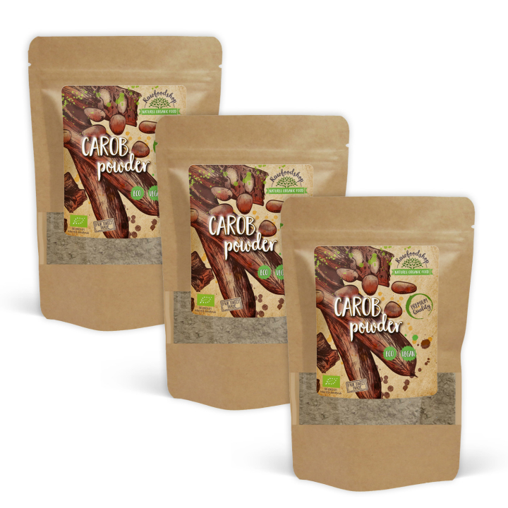 Carobpulver EKO 1kg x 3 paket i gruppen Råvaror & Dryck / Bakning / Kakaoprodukter hos Rawfoodshop Scandinavia AB (RPUL500324E1-SET3)