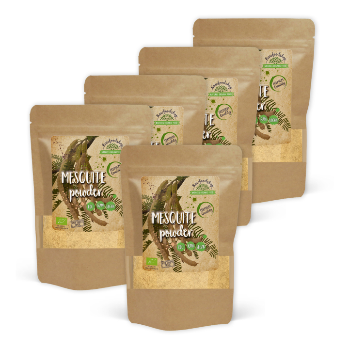 Mesquitepulver EKO 500g x 5 paket i gruppen Råvaror & Dryck / Bakning / Sötning hos Rawfoodshop Scandinavia AB (RPUL500440E-SET5)