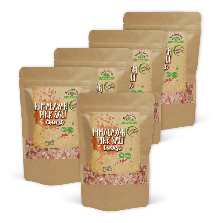 Himalaya Salt Grovt 1kg x 5 paket i gruppen Råvaror & Dryck / Skafferiet / Kryddor & Salt hos Rawfoodshop Scandinavia AB (RSAL500197E11-SET5)