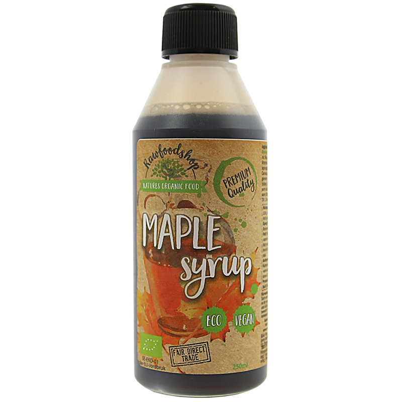 Lönnsirap EKO 250 ml i gruppen Råvaror & Dryck / Bakning / Sirap hos Rawfoodshop Scandinavia AB (RSOT2502001L)