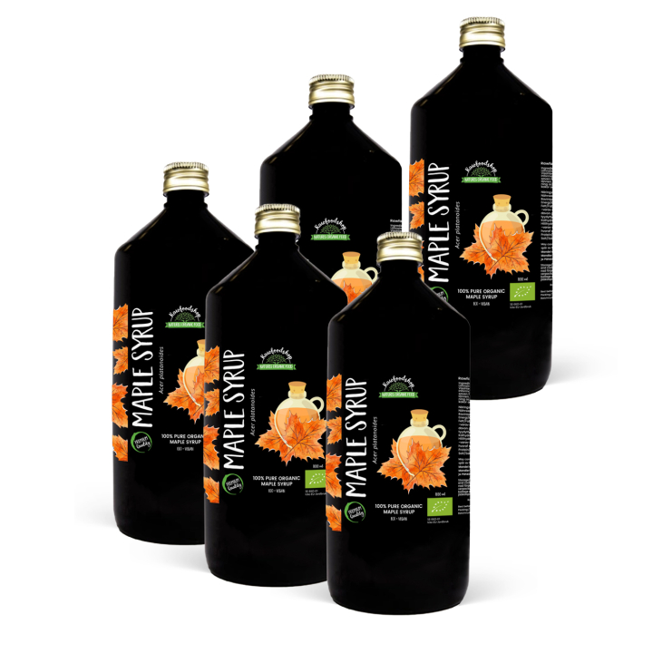 Lönnsirap EKO 1L x 5 flaskor i gruppen Råvaror & Dryck / Bakning / Sirap hos Rawfoodshop Scandinavia AB (RSOT2502001L1-SET5)